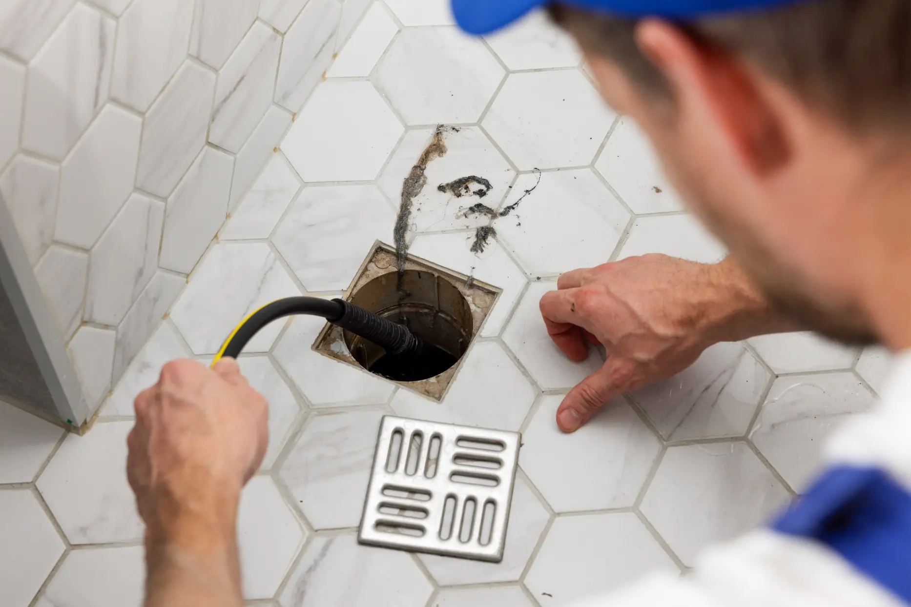 Unclogging shower drain